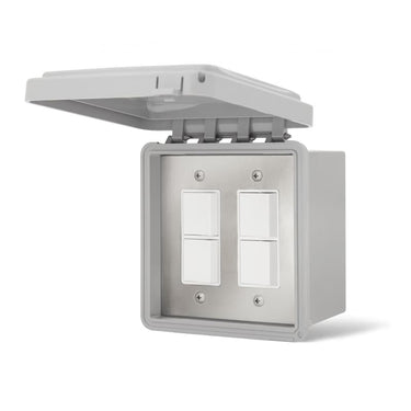 Infratech Surface Mount Weatherproof Dual Stacked Duplex Switch - 14-4325